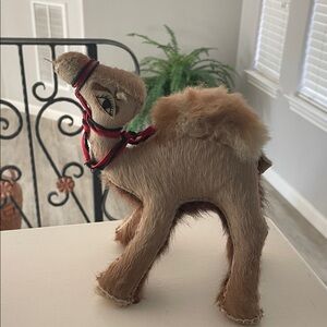 Charming Brown Vintage Camel Decor from Egypt